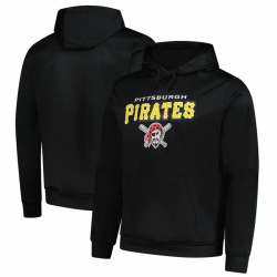 Men Pittsburgh Pirates Black Dunbrooke Champion Pullover Hoodie