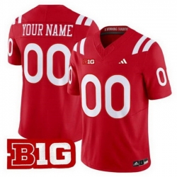 Men Nebraska Cornhuskers ACTIVE PLAYER Custom Scarlet 2026 F U S E  Vapor Limited Stitched Football Jersey