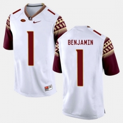 Florida State Seminoles Bkelvin Benjamin College Football White Jersey