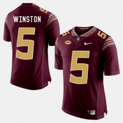 Florida State Seminoles Jameis Winston College Football Garnet Jersey