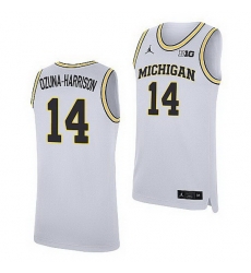 Michigan Wolverines Rico Ozuna Harrison White Replica Jersey