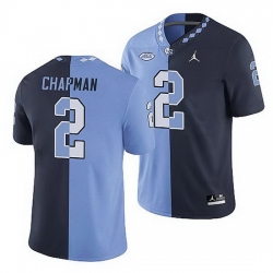 North Carolina Tar Heels Don Chapman College Football Navy Blue Split Edition Game Jersey