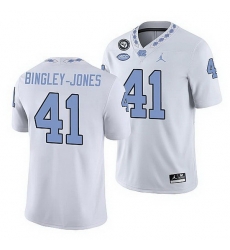 North Carolina Tar Heels Kedrick Bingley Jones White Game Football Replica Jersey