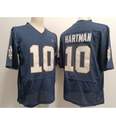 Men Notre Dame Fighting Irish Sam Hartman #10 Navy 2023 Stitched Jersey