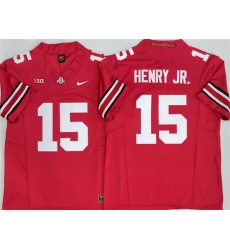 Men Ohio State Buckeyes 15 Chris Henry Jr Red 2025 F U S E Limited Stitched Jersey Men Ohio State Buckeyes 15 Chris Henry Jr Red 2025 F U S E Limited Stitched Jersey