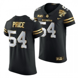 Ohio State Buckeyes Billy Price Black 2021 Sugar Bowl Golden Limited Authentic Football Jersey