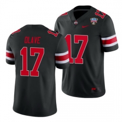 Ohio State Buckeyes Chris Olave Black 2021 Sugar Bowl College Football Jersey