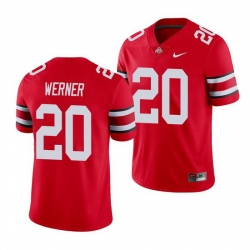 Ohio State Buckeyes Pete Werner Scarlet Game Men'S Jersey