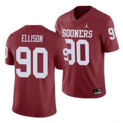 Oklahoma Sooners Josh Ellison Crimson Game Men'S Jersey