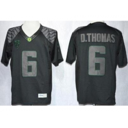 Oregon Duck 6 De'Anthony Thomas Blackout Limited NCAA Jerseys