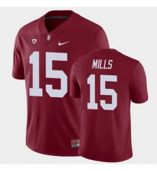 Men Stanford Cardinal Davis Mills College Football Cardinal Game Jersey