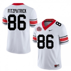 2020 Men #86 John FitzPatrick Georgia Bulldogs 1980 National Champions 40th Anniversary College Foot