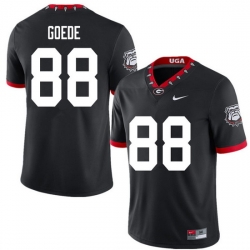 2020 Men #88 Ryland Goede Georgia Bulldogs Mascot 100th Anniversary College Football Jerseys Sale-Bl