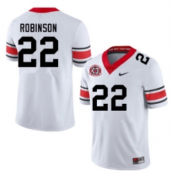 Men #22 Branson Robinson Georgia Bulldogs College Football Jerseys Sale-40th Anniversary