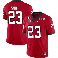 Men #23 Tykee Smith Georgia Bulldogs 2022-23 CTP National Championship Football Jerseys