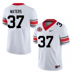 Men #37 Woody Waters Georgia Bulldogs College Football Jerseys Sale-40th Anniversary