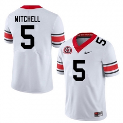 Men #5 Adonai Mitchell Georgia Bulldogs Nationals Champions 40th Anniversary College Football Jersey