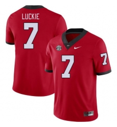 Men #7 Lawson Luckie Georgia Bulldogs College Football Jerseys Stitched-Red