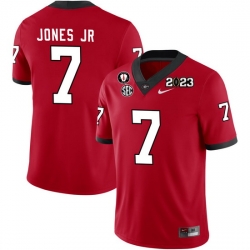 Men #7 Marvin Jones Jr Georgia Bulldogs 2022-23 CTP National Championship Football Jerseys