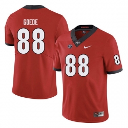 Men #88 Ryland Goede Georgia Bulldogs College Football Jerseys Sale-red