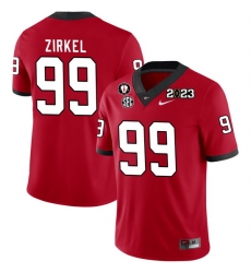 Men #99 Jared Zirkel Georgia Bulldogs 2022-23 CTP National Championship Football Jerseys