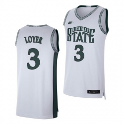 Michigan State Spartans Foster Loyer White Retro Limited Men'S Jersey