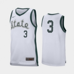 Michigan State Spartans Foster Loyer White Retro Performance Men'S Jersey