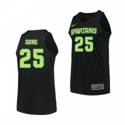 Michigan State Spartans Kenny Goins Black Replica Men'S Jersey