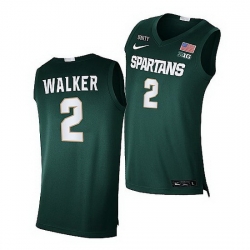 Michigan State Spartans Tyson Walker Green College Basketball 2021 22Limited Jersey