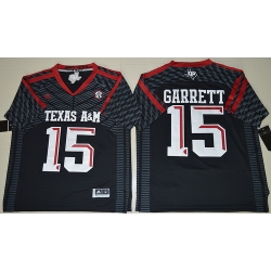 Texas A 26M Aggies 15 Myles Garrett Black College Football Jersey