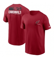 Men Arizona Cardinals Red Team Incline T Shirt