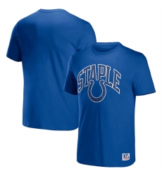 Men Indianapolis Colts X Staple Blue Logo Lockup T Shirt