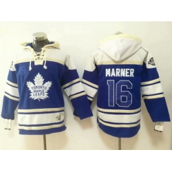 Men Toronto Maple Leafs 16 Mitchell Marner Stitched Hoody II