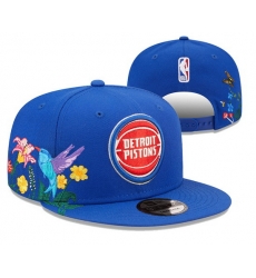 Detroit Pistons NBA Snapback Cap 004