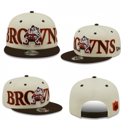 Cleveland Browns Snapback Cap 26H Q980