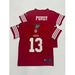 Toddlers San Francisco 49ers 13 Brock Purdy Red Vapor Untouchable Stitched Football Jersey