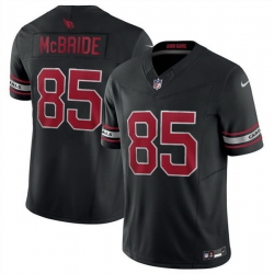 Men Arizona Cardinals 85 Trey McBride Black 2024 F U S E  Vapor Untouchable Limited Stitched Jers