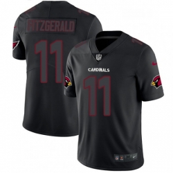 Men Nike Arizona Cardinals 11 Larry Fitzgerald Limited Black Rush Impact NFL Jersey