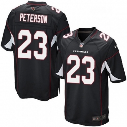 Men Nike Arizona Cardinals 23 Adrian Peterson Game Black Alternate NFL Jersey