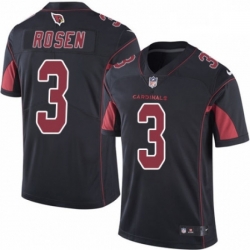 Men Nike Arizona Cardinals 3 Josh Rosen Limited Black Rush Vapor Untouchable NFL Jersey