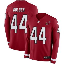 Nike Cardinals #44 Markus Golden Red Team Color Men Stitched NFL Limited Therma Long Sleeve Jersey