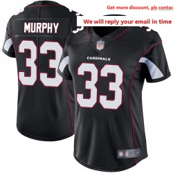 Cardinals 33 Byron Murphy Black Alternate Women Stitched Football Vapor Untouchable Limited Jersey