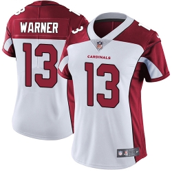 Nike Cardinals #13 Kurt Warner White Womens Stitched NFL Vapor Untouchable Limited Jersey