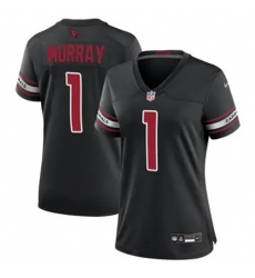 Women Arizona Cardinals 1 Kyler Murray Black 2023 F U S E Vapor Limited Stitched Football Jersey