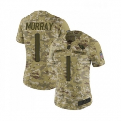 Women Arizona Cardinals #1 Kyler Murray Limited Camo 2018 Salute to Service NFL Jersey