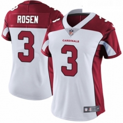 Womens Nike Arizona Cardinals 3 Josh Rosen White Vapor Untouchable Elite Player NFL Jersey