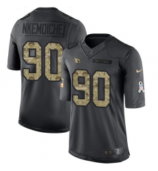 Nike Cardinals #90 Robert Nkemdiche Black Youth Stitched NFL Limited 2016 Salute to Service Jersey