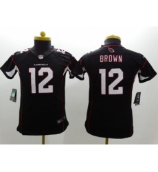 Youth Nike Arizona Cardinals #12 John Brown Black Alternate Limited Jersey