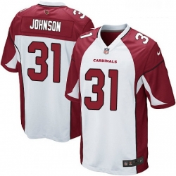 Youth Nike Arizona Cardinals 31 David Johnson Game White NFL Jersey