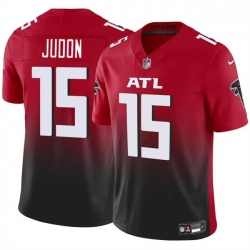 Men Atlanta Falcons 15 Matthew Judon Red Black 2024 F U S E Vapor Untouchable Limited Stitched Football Jersey